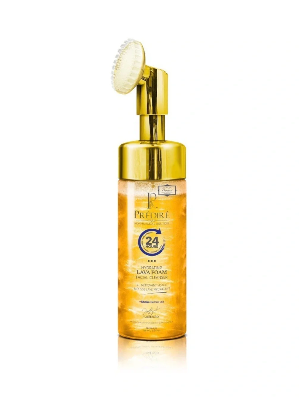 Prédiré Hydrating Lava Foam Facial Cleanser — Gold